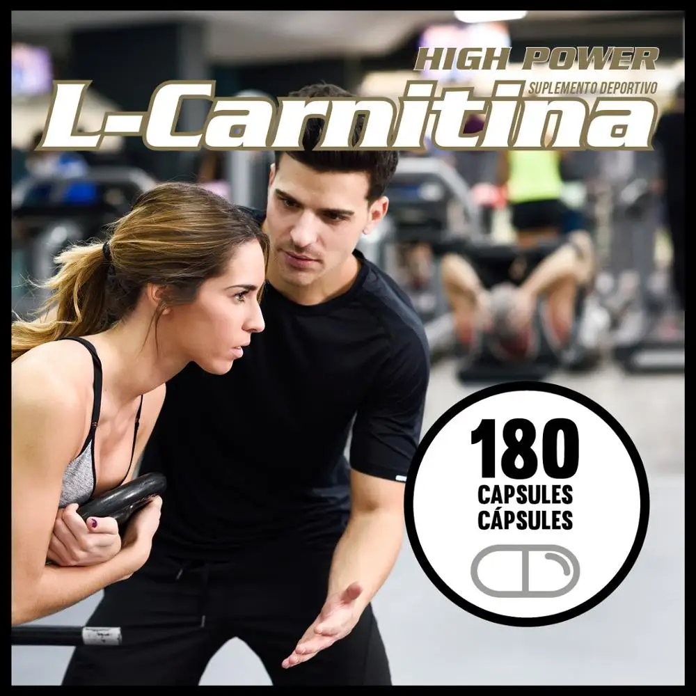 Tīra l-karnitīna | Spēcīgs tauku deglis | Muskuļi | liekā svara | tauku Dedzināšana | 180 cepures | Qualnat
